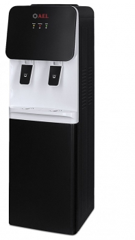 Напольный кулер LD-AEL-85c Black ​Напольный кулер с электронным охлаждением, нагревом и шкафчиком для продуктов.