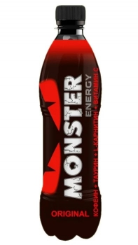 MONSTER ENERGY &quot;Original&quot; 0,5 мл (12шт)  Энергетический газированный напиток MONSTER ENERGY "Original" 0,5 мл (12шт) 