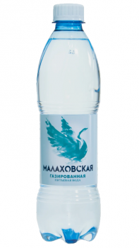 Природная питьевая вода «Малаховская» 0.5л х 12шт газ