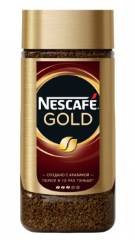 Кофе растворимый &quot;Nescafe Gold&quot; 190г. Кофе растворимый "Nescafe Gold", сублимированный с добавлением молотого.