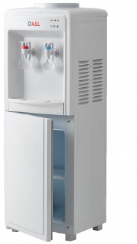 Напольный кулер LD-AEL-718C ​Напольный кулер с электронным охлаждением и шкафчиком для продуктов. 