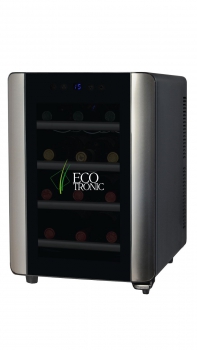 Винный шкаф Ecotronic WCM-12TE ​Винный шкафчик для хранения 12-ти бутылок вина (типа Бордо) c одной зоной охлаждения. 