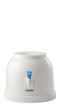 Раздатчик воды Lagretti Turin White ​Настольный диспенсер Lagretti Turin для налива воды комнатной температуры из установленной сверху 19-литровой бутыли.