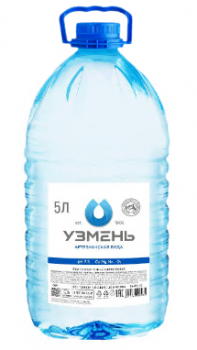 Природная питьевая вода «Узмень» 5л 2 шт