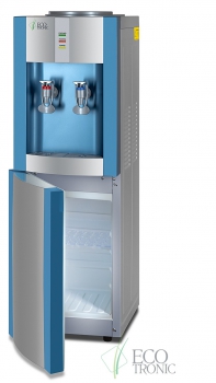 Напольный кулер H1-LF ​Кулер Ecotronic H1-LF с холодильником . Напольный кулер с компрессорным охлаждением. Тип кранов подачи воды - "Нажим кружкой".