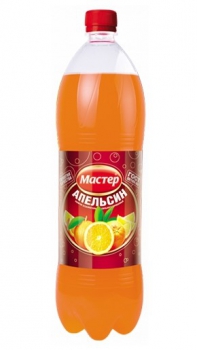 Газированный напиток "Мастер" Апельсин 1,5 л (6шт)